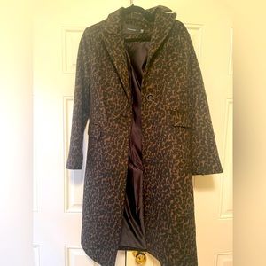 Tahari Leopard Coat